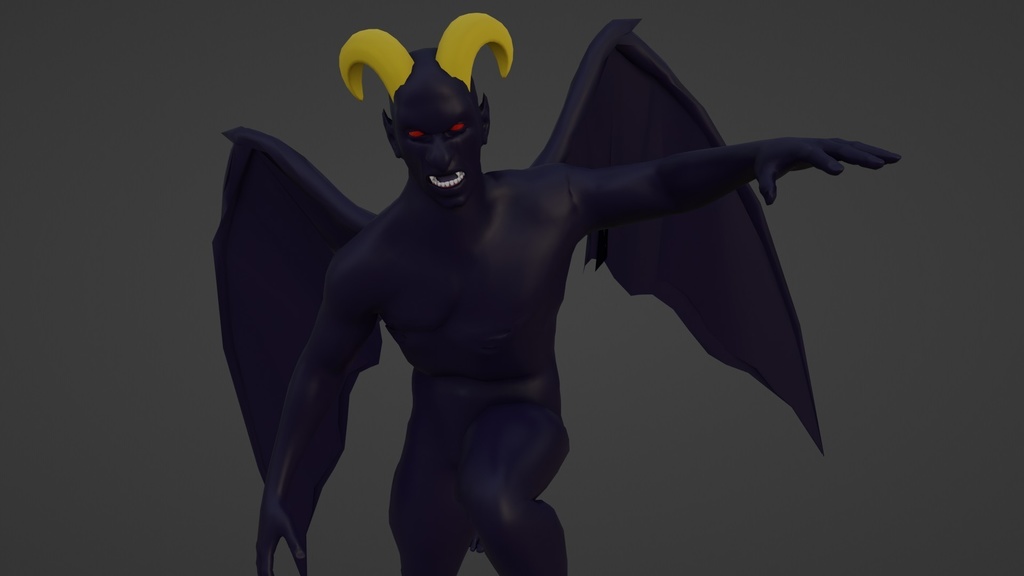 【3Dキャラクター】悪魔さん