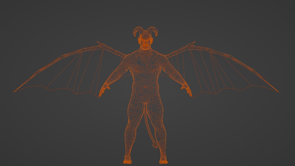 【3Dキャラクター】悪魔さん