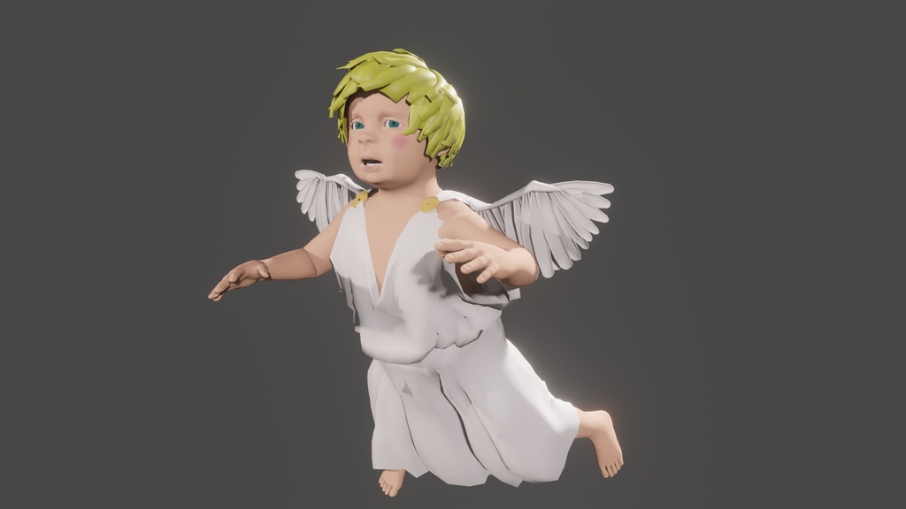 【3Dキャラクター】天使さん
