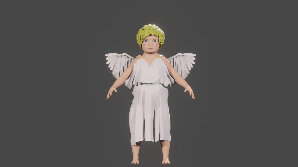 【3Dキャラクター】天使さん