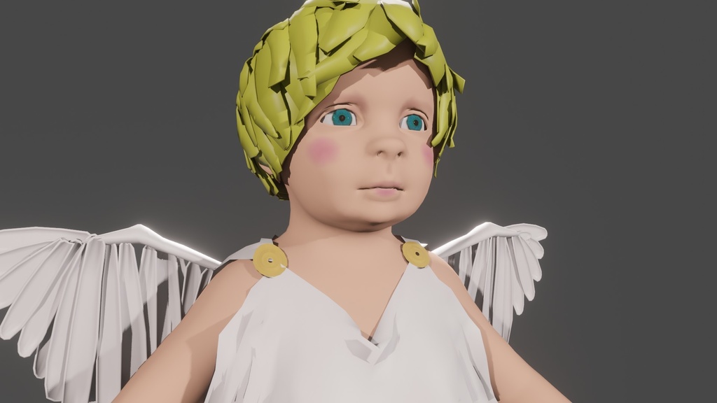【3Dキャラクター】天使さん