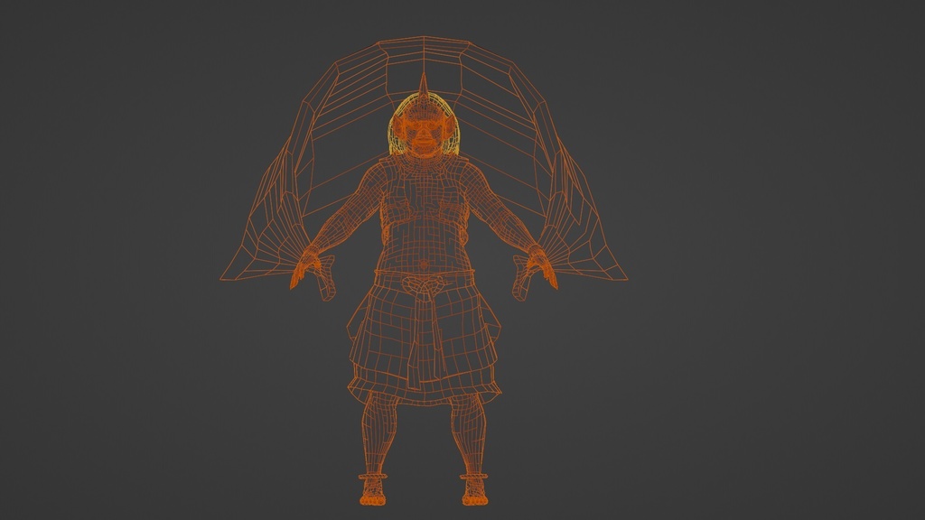 【3Dキャラクター】風神さん