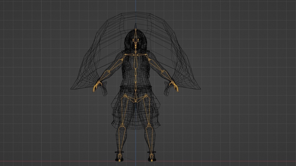 【3Dキャラクター】風神さん