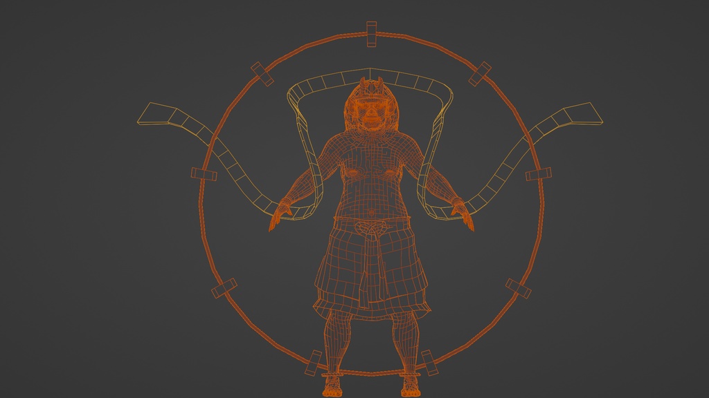 【3Dキャラクター】雷神君