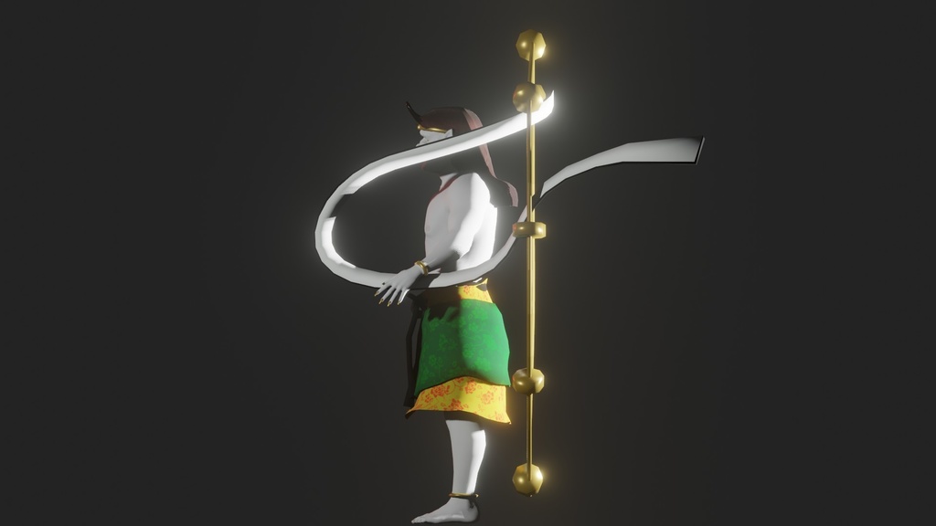 【3Dキャラクター】雷神君