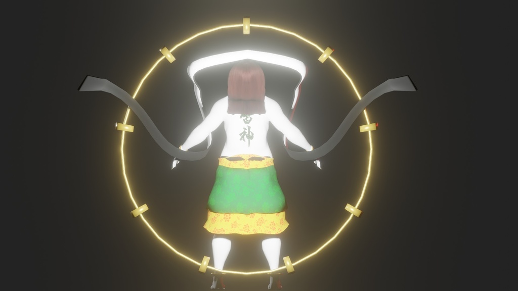 【3Dキャラクター】雷神君