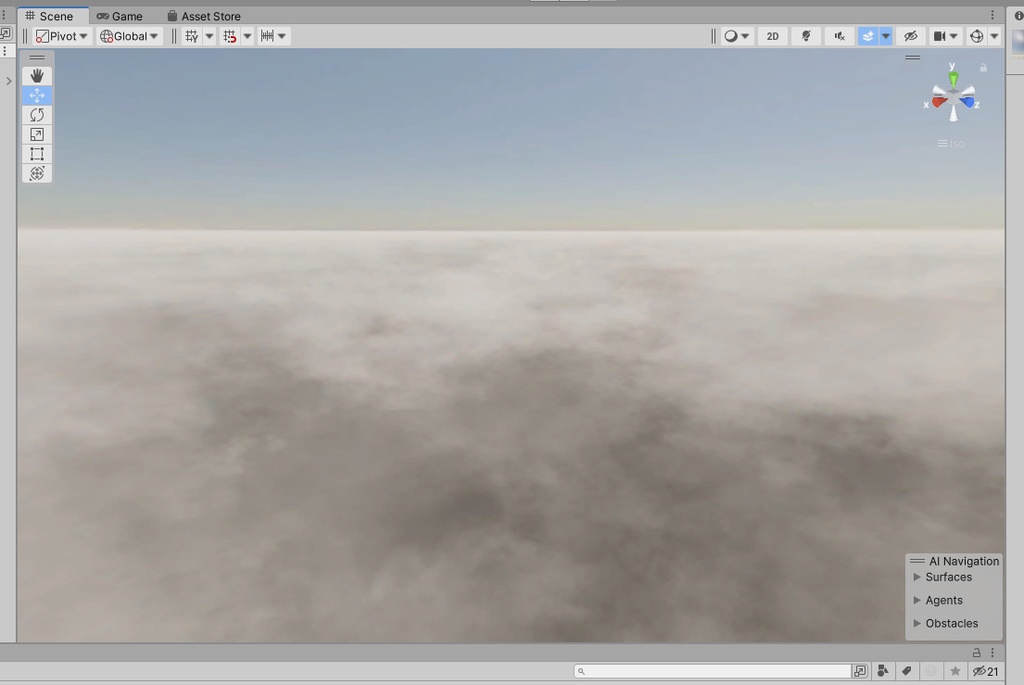 【3D環境・ワールド】雲の上SkyboxマテリアルUnityパッケージ