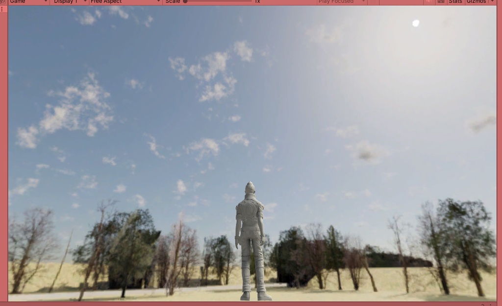 【3D環境・ワールド】晴れた日の公園SkyboxマテリアルUnityパッケージ