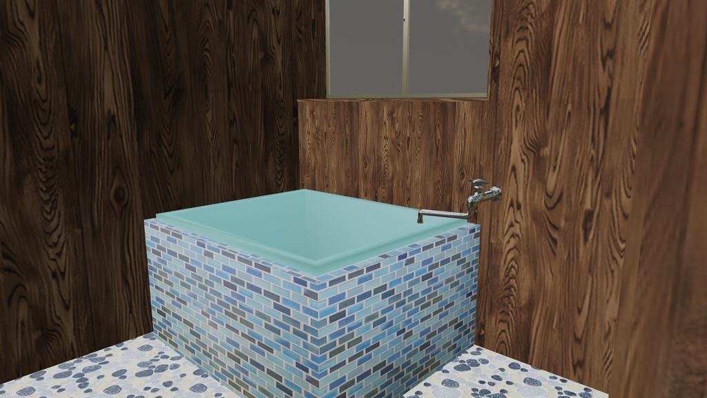 【3D環境・ワールド】便所と風呂