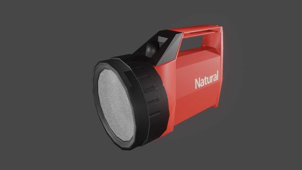 【3D小道具】レトロ懐中電灯