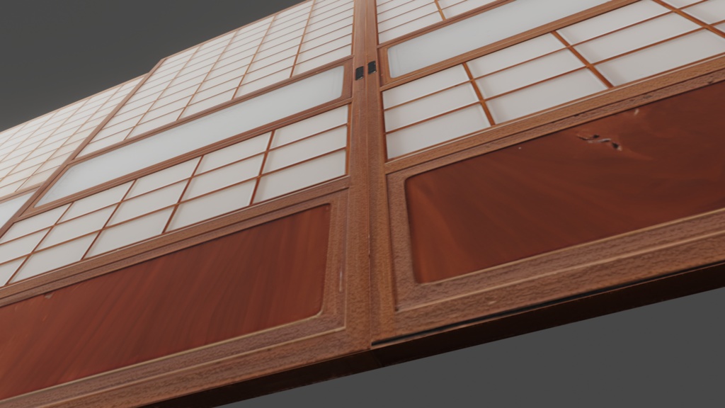 【3D小道具】障子セット