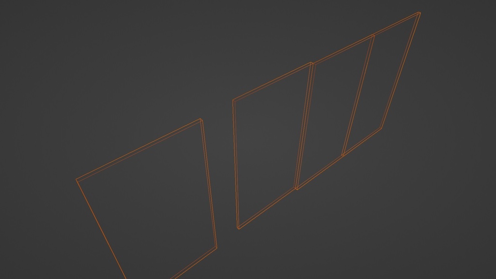 【3D小道具】障子セット