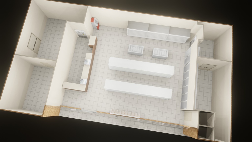 【3D環境・ワールド】コンビニエンスストア 超軽量