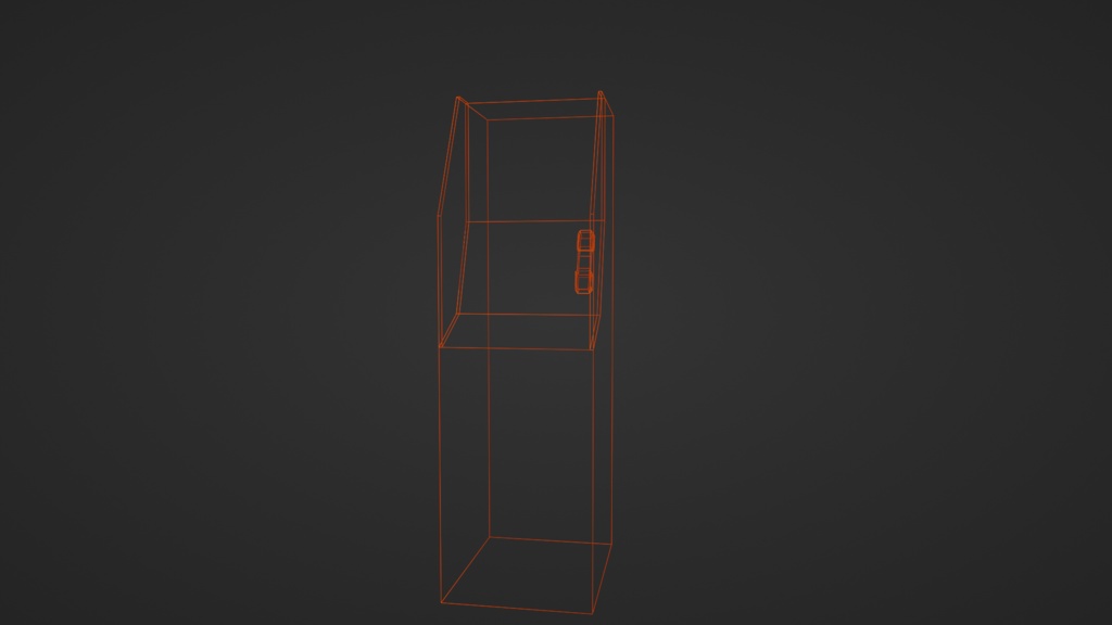 【3D小道具】ATM ローポリ