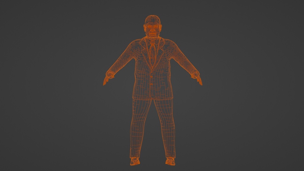 【3Dキャラクター】明らかに怪しいオヤジ