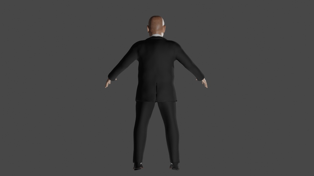 【3Dキャラクター】明らかに怪しいオヤジ