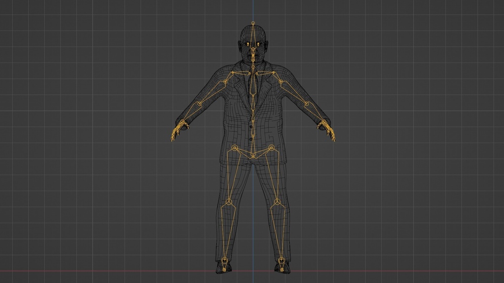 【3Dキャラクター】明らかに怪しいオヤジ