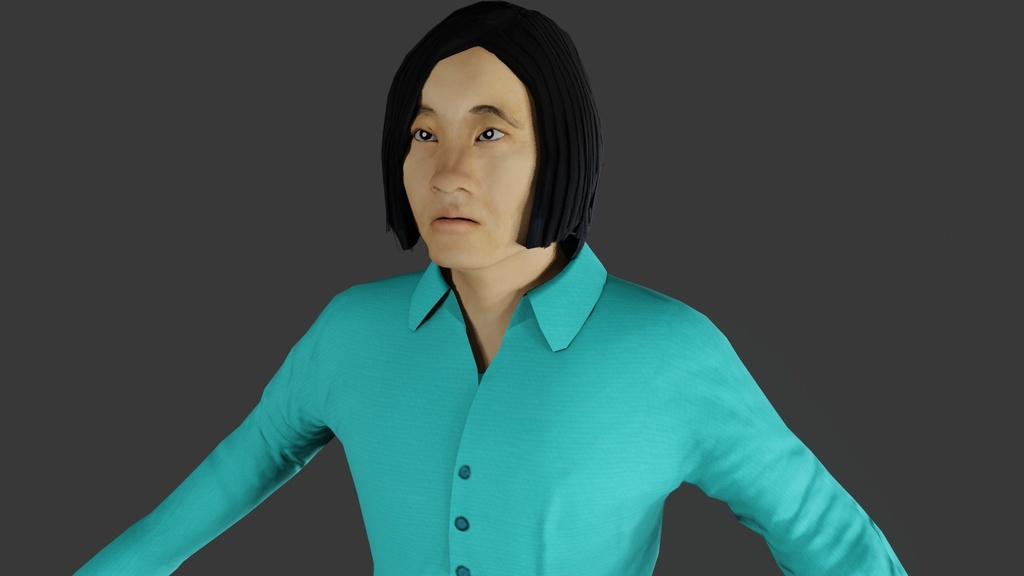 【3Dキャラクター】物理の金山先生
