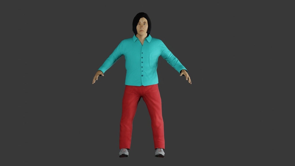 【3Dキャラクター】物理の金山先生