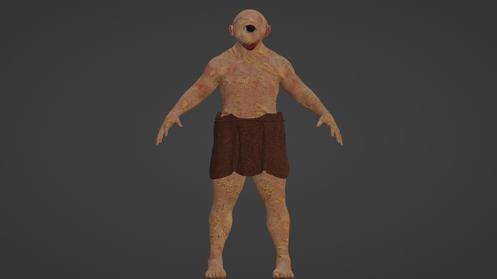 【3Dキャラクター】ルドンのひょっこりキュクロープス