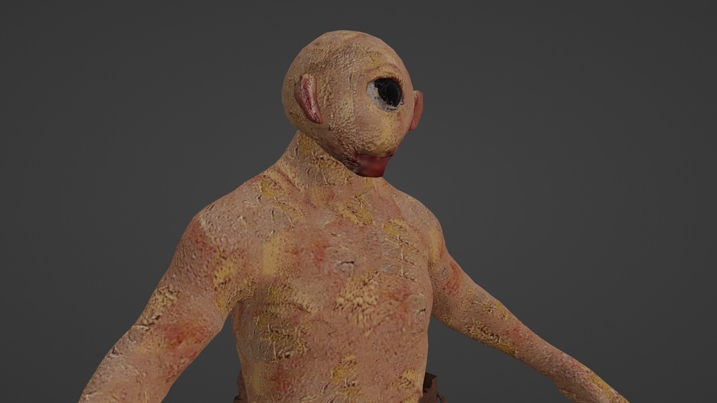 【3Dキャラクター】ルドンのひょっこりキュクロープス