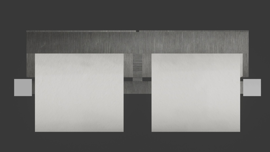 【3D小道具】トイレットペーパーホルダー(紙引き出しギミック付き)