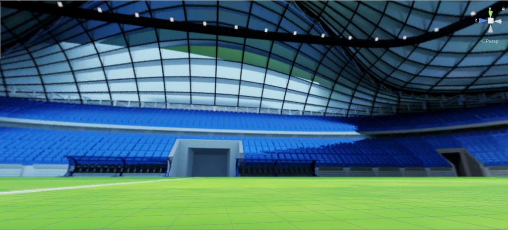 【3Dワールド・環境】スタジアムのド真ん中skybox