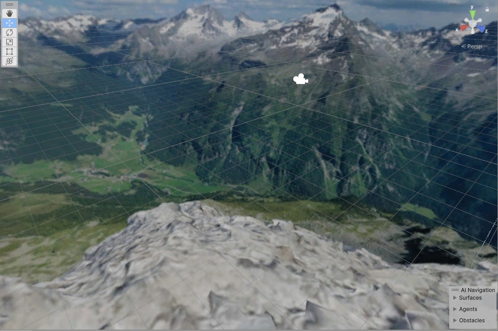 【3Dワールド・環境】山の頂上skyboxマテリアル