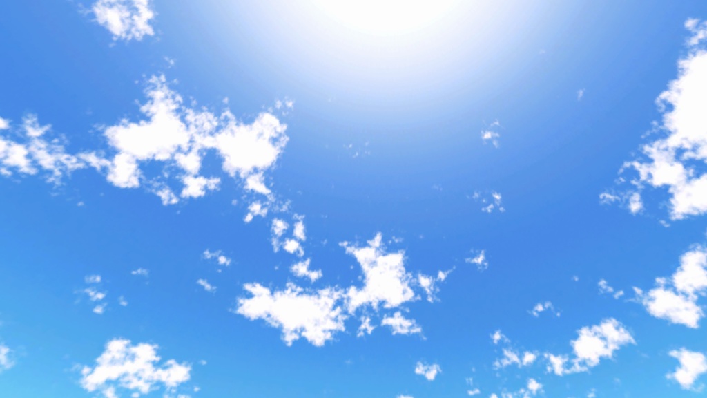 【3Dワールド・環境】アオハルSKYBOXマテリアル