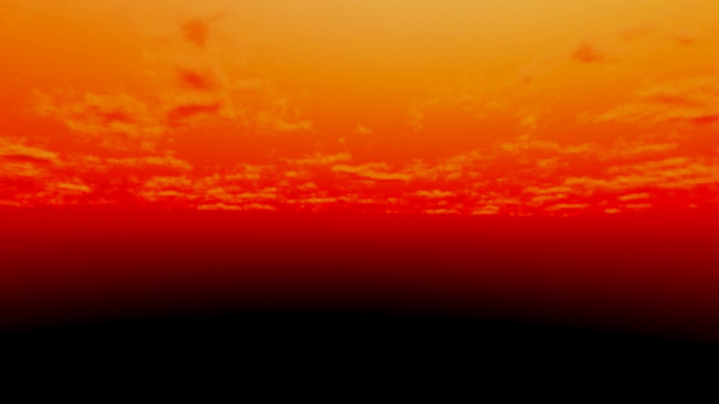 【3Dワールド・環境】アオハル 夕暮れSkyboxマテリアルUnityパッケージ