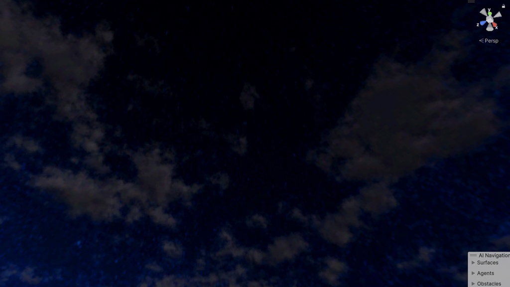 【3Dワールド・環境】アオハル Night Skyboxマテリアル