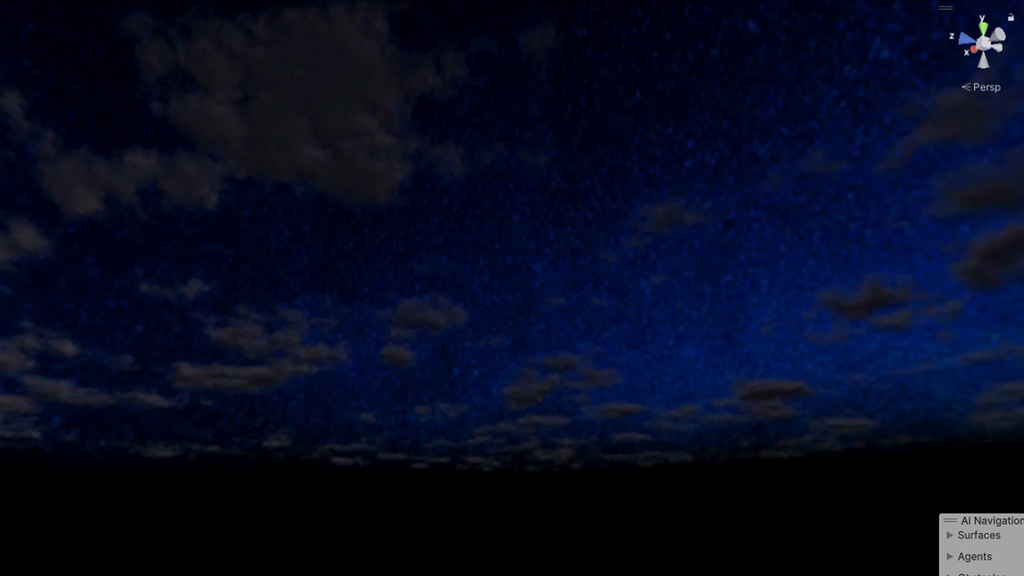 【3Dワールド・環境】アオハル Night Skyboxマテリアル