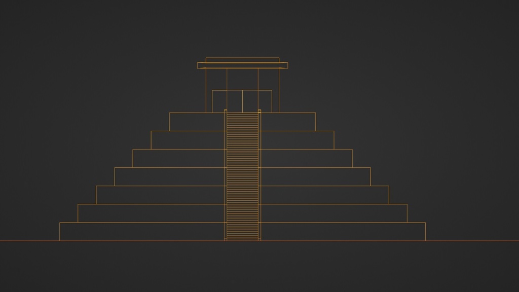 【3D建築・オブジェクト】ピラミッド