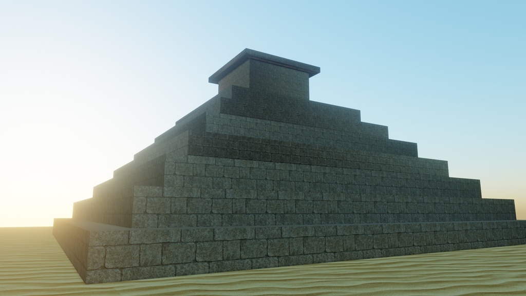 【3D建築・オブジェクト】ピラミッド