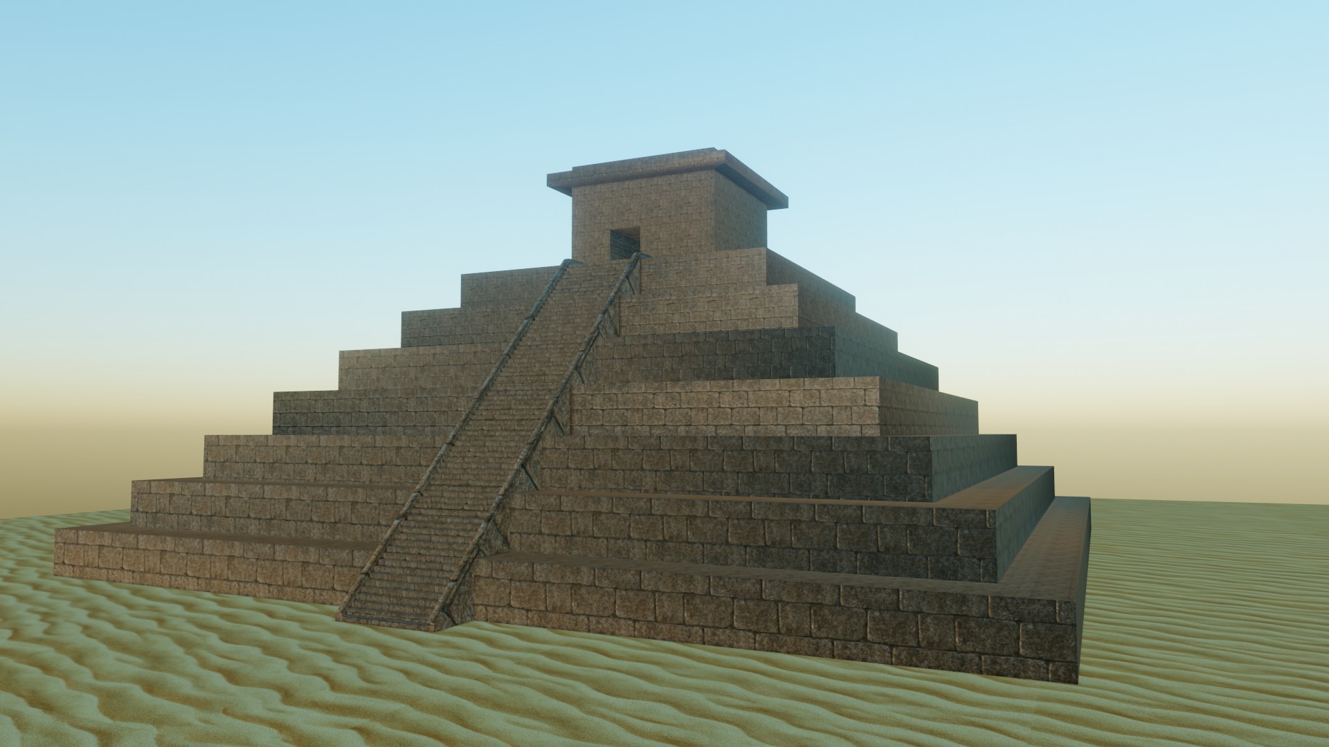 【3D建築・オブジェクト】ピラミッド