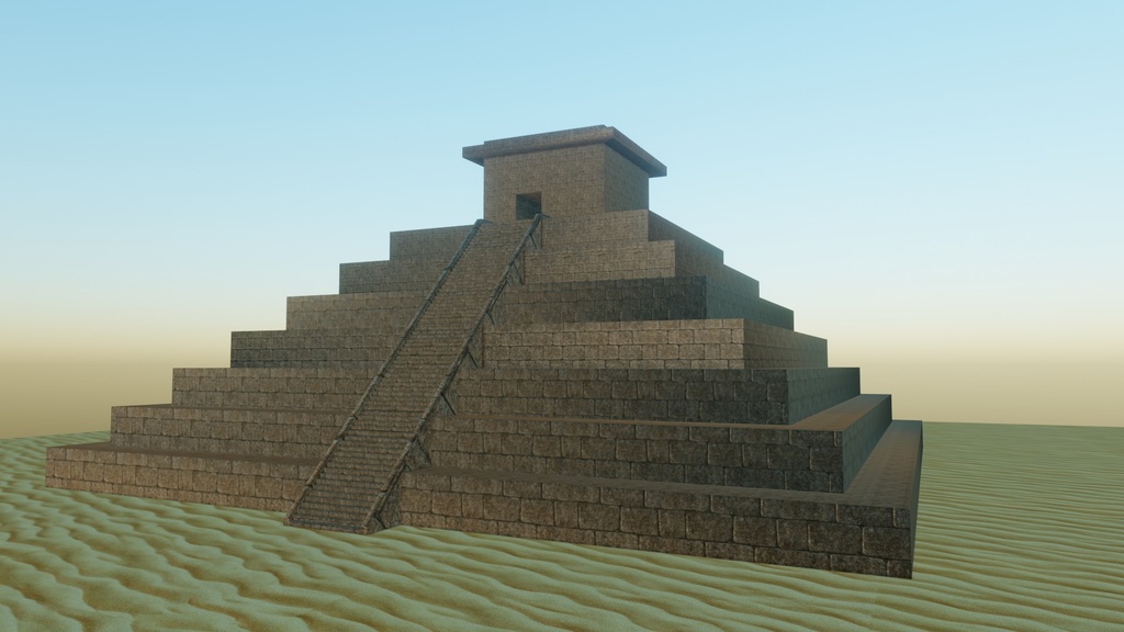 【3D建築・オブジェクト】ピラミッド