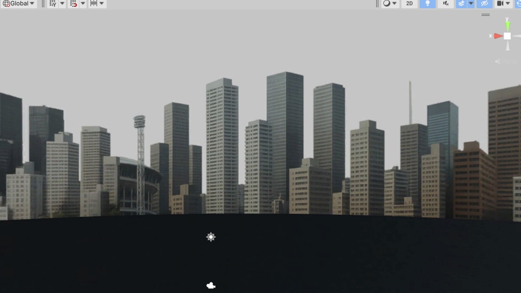 【3D環境・ワールド】東京風都会のSkyBoxマテリアル