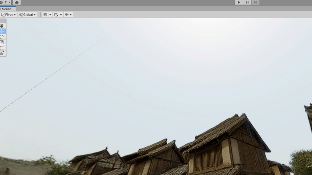 【3D・ワールド環境】江戸の城下町SkyBoxマテリアル