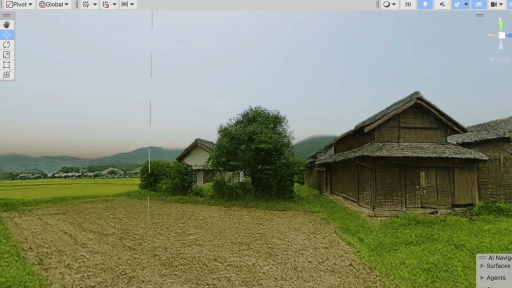 【3Dワールド・環境】日本の田園風景SkyBoxマテリアル