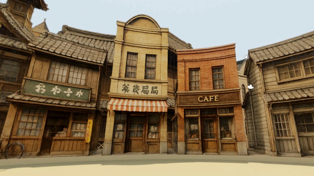 【3Dワールド・環境】大正時代の街 SkyBoxマテリアル