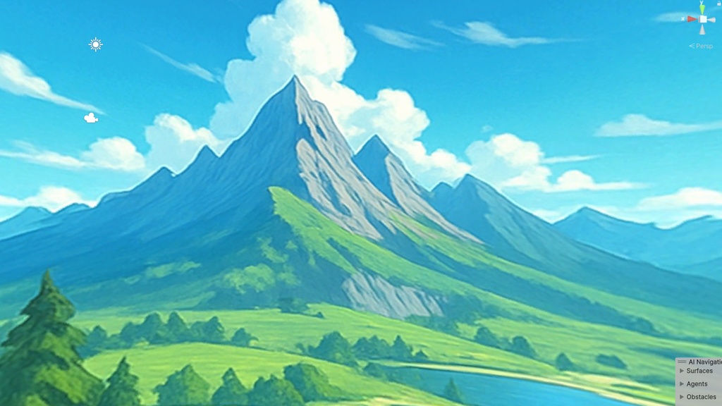 【3Dワールド・環境】ファンタジーアニメ背景調Skyboxマテリアル