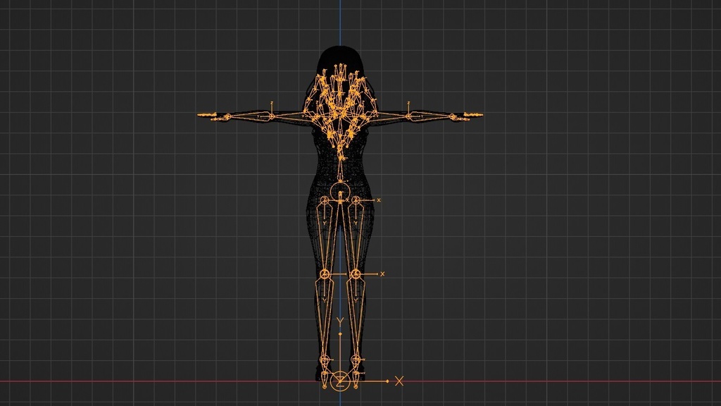 【3Dキャラクター】ドラムプレイヤー 相沢アリサ