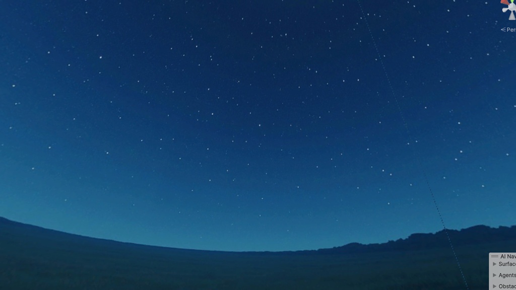 【3Dワールド・環境】天の川SkyBoxマテリアル