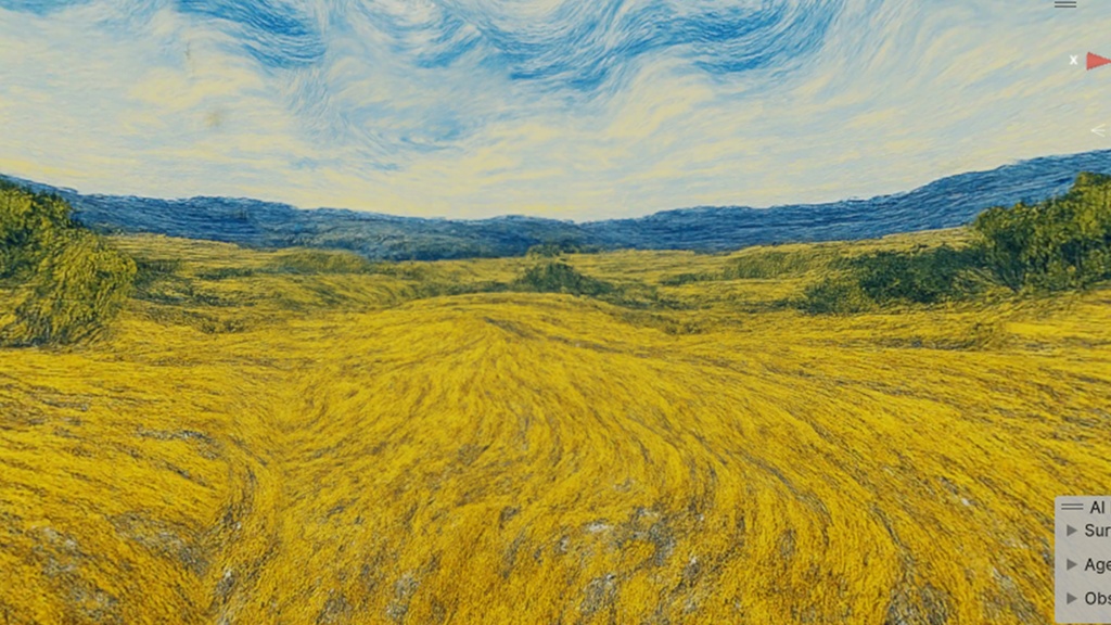 【3D環境・ワールド】ゴッホ風Skyboxマテリアル unityパッケージ