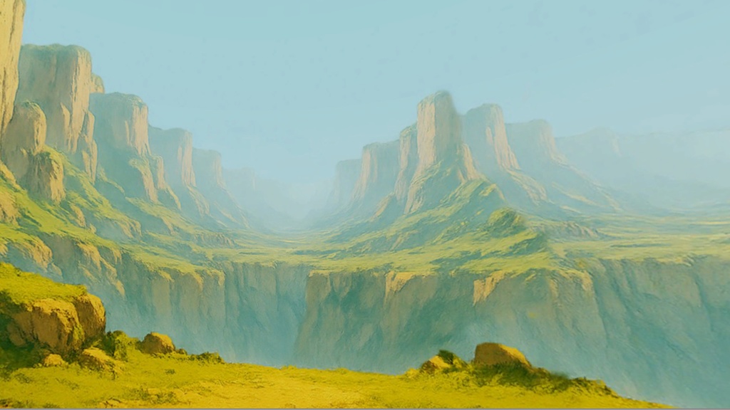 【3D環境・ワールド】ドラゴンの住む谷Skyboxマテリアル unityパッケージ