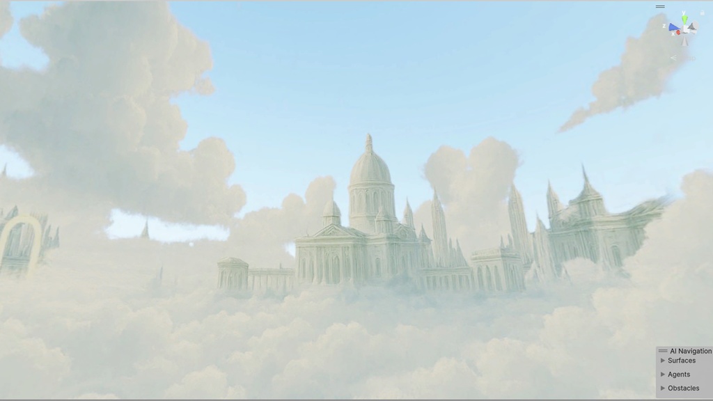 【3D環境・ワールド】天国Skyboxマテリアル unityパッケージ