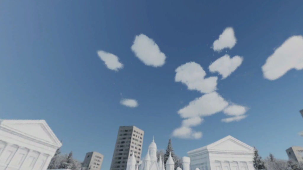 【3D環境・ワールド】あたしの雪まつりSkyboxマテリアル unityパッケージ