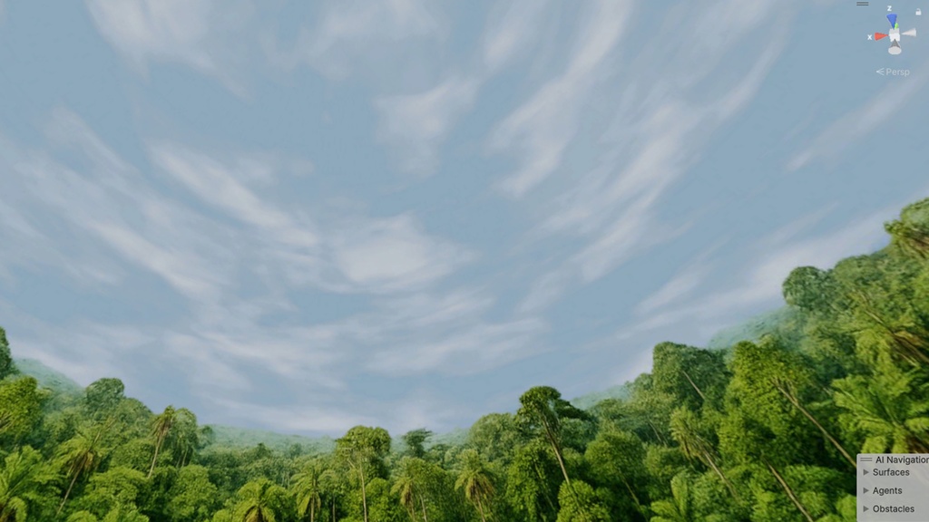 【3D環境・ワールド】南米ジャングルSkyboxマテリアル unityパッケージ