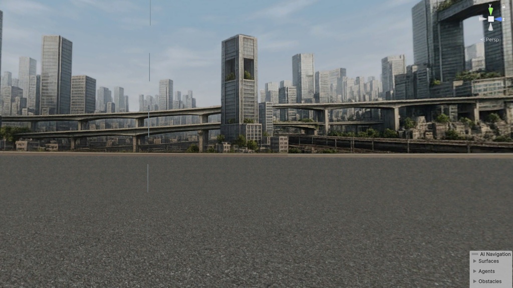 【3D環境・ワールド】100年後の東京風Skyboxマテリアル unityパッケージ