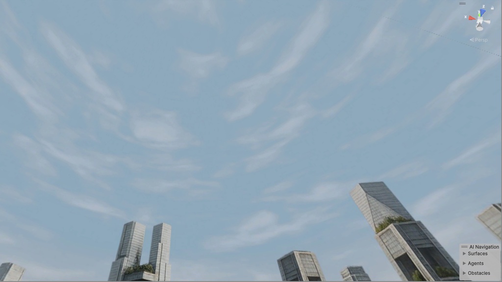 【3D環境・ワールド】100年後の東京風Skyboxマテリアル unityパッケージ